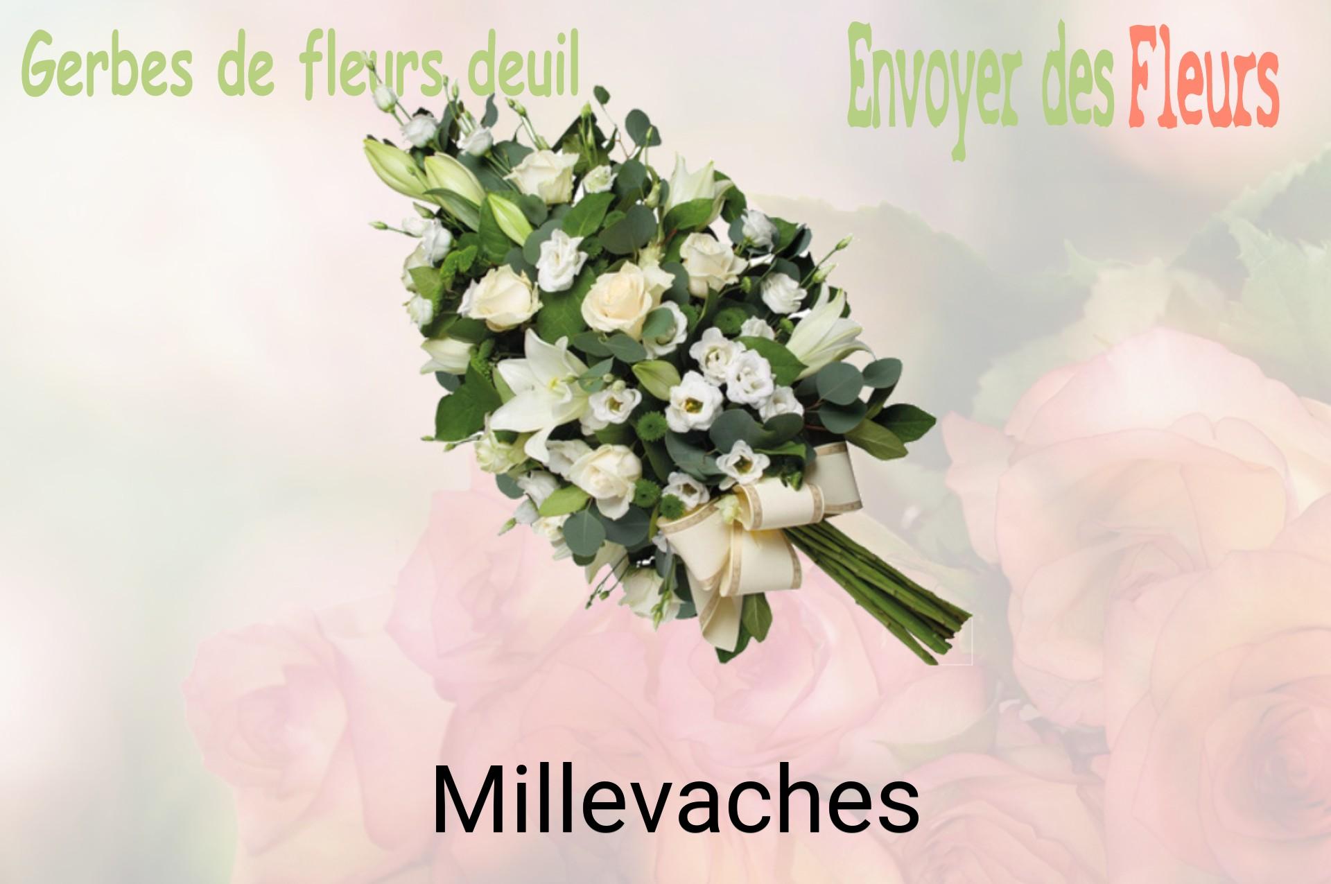 Gerbe de fleurs de deuil livrée à Millevaches